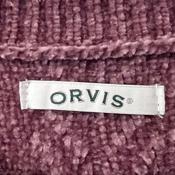 Orvis Dusty Pink Chenille Pullover Sweater Size XXL - Picture 3 of 7